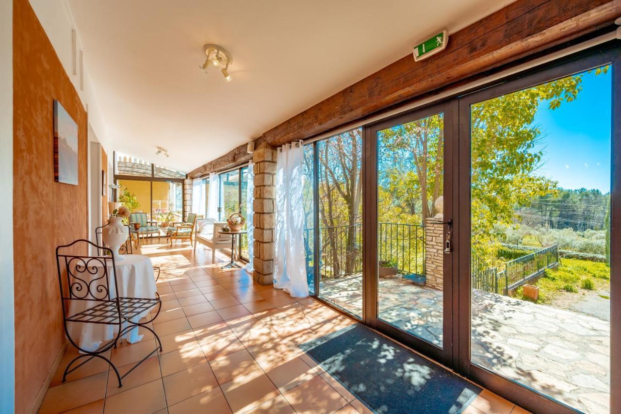 La Maison Du Rouge Gorge - Charmante Maison Climatisee Avec Piscine Ponteves Экстерьер фото